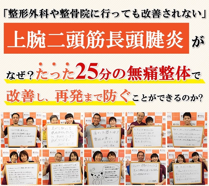 上腕二頭筋長頭腱炎ならお任せください 松山市の整体 愛youカイロプラクティック
